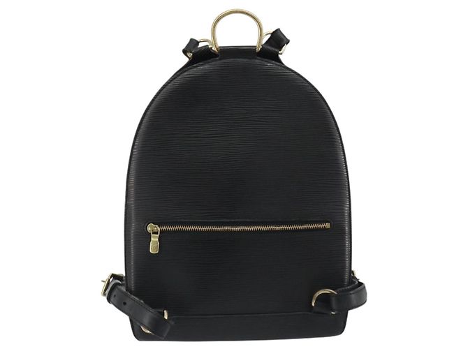 Zaino LOUIS VUITTON Epi Mabillon Nero M52232 LV Auth 192914 - vista 2