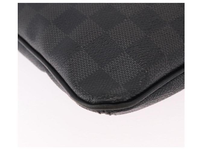 LOUIS VUITTON Borsa a tracolla Damier Graphite Tomas N58028 LV Auth 190807 Damier ebene - vista 15
