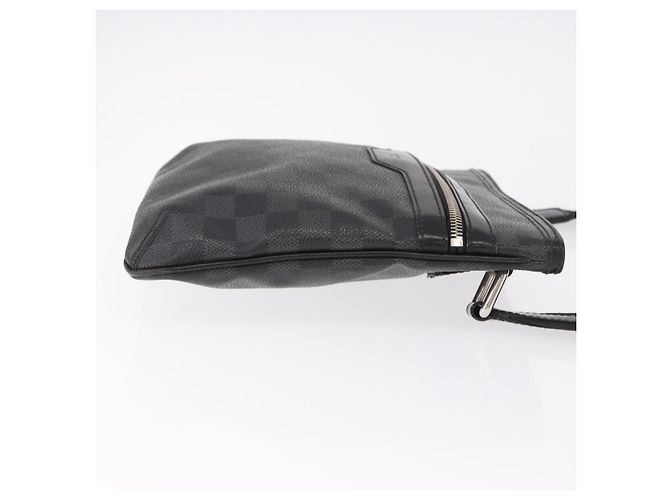LOUIS VUITTON Borsa a tracolla Damier Graphite Tomas N58028 LV Auth 190807 Damier ebene - vista 3