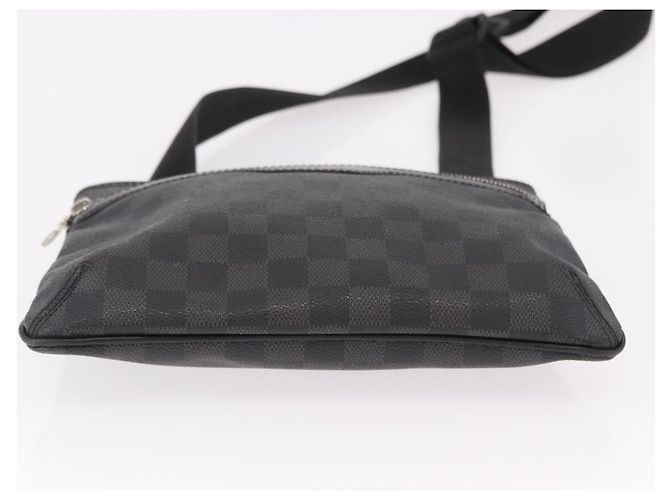 LOUIS VUITTON Borsa a tracolla Damier Graphite Tomas N58028 LV Auth 190807 Damier ebene - vista 5