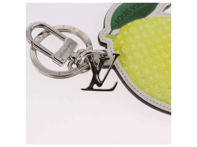 LOUIS VUITTON Monogram Porte Cles LV Lemon Charm Yellow MP3270 LV Auth 192023M Jaune Monogramme - vue 5