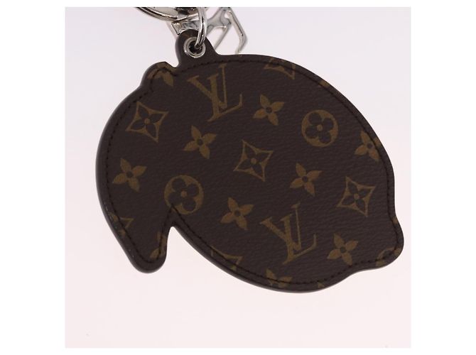 LOUIS VUITTON Monogram Porte Cles LV Lemon Charm Yellow MP3270 LV Auth 192023M Jaune Monogramme - vue 8