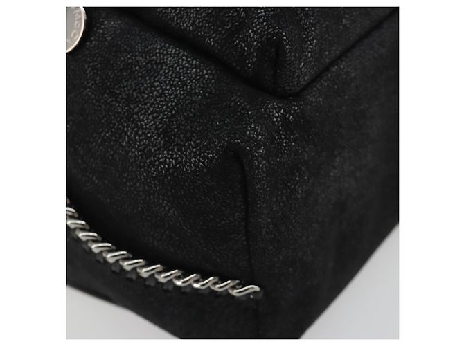 Autre Marque Stella MacCartney Falabella Chain Rucksack Polyester Black 410905 Auth BA14378A Schwarz Silber - Ansicht 17