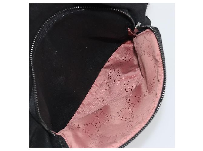 Autre Marque Stella MacCartney Falabella Chain Rucksack Polyester Black 410905 Auth BA14378A Schwarz Silber - Ansicht 27