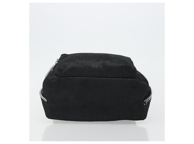 Autre Marque Stella MacCartney Falabella Chain Rucksack Polyester Black 410905 Auth BA14378A Schwarz Silber - Ansicht 5