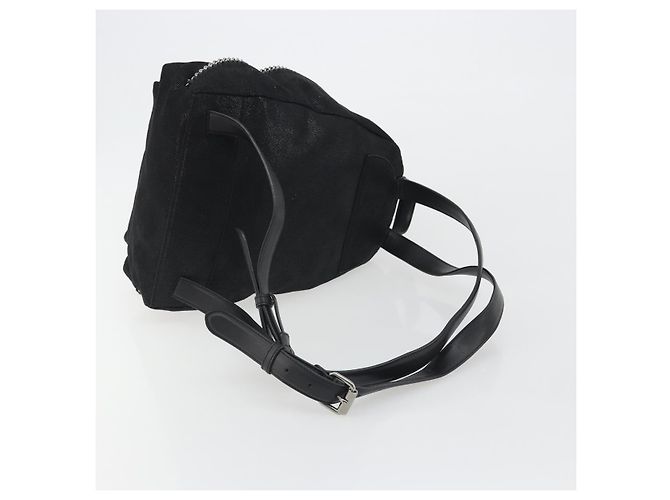 Autre Marque Stella MacCartney Falabella Chain Rucksack Polyester Black 410905 Auth BA14378A Schwarz Silber - Ansicht 8