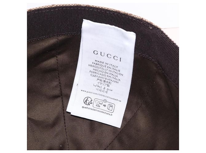Boné Baseball GUCCI GG Canvas Yuko Higuchi Bege Rosa Auth SW2657SM - vista 14