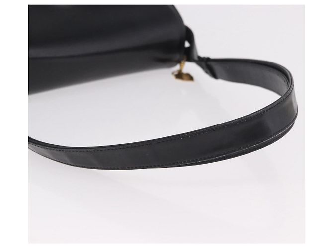 Borsa GUCCI in pelle nera e oro Auth gh2167 Nero D'oro - vista 7