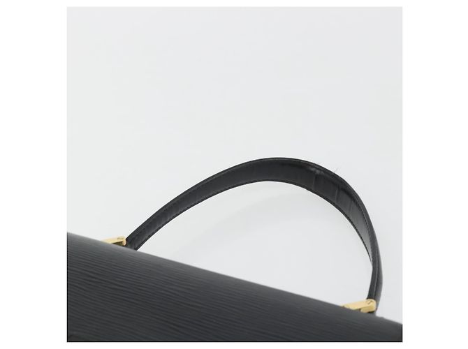 Borsa LOUIS VUITTON Epi Concorde Nera M52132 LV Auth bs36212 Nero - vista 14