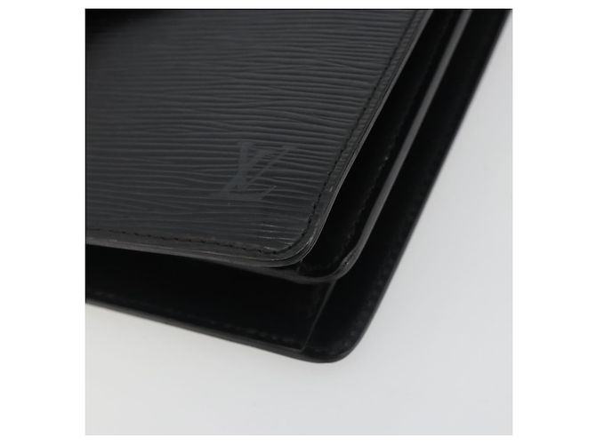 Borsa LOUIS VUITTON Epi Concorde Nera M52132 LV Auth bs36212 Nero - vista 15