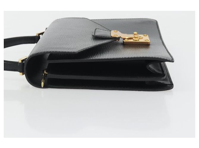 Borsa LOUIS VUITTON Epi Concorde Nera M52132 LV Auth bs36212 Nero - vista 4