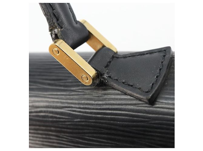 Borsa LOUIS VUITTON Epi Concorde Nera M52132 LV Auth bs36212 Nero - vista 9