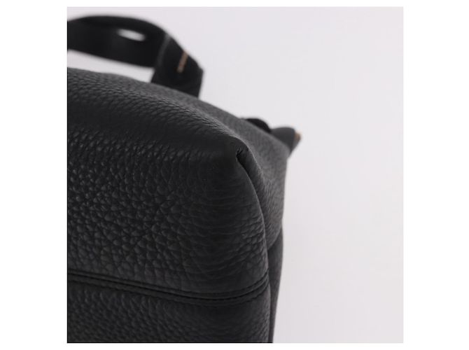 Borsa a mano Salvatore Ferragamo in pelle nera e oro Auth bs36167 Nero D'oro - vista 14
