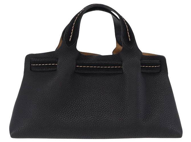 Borsa a mano Salvatore Ferragamo in pelle nera e oro Auth bs36167 Nero D'oro - vista 2