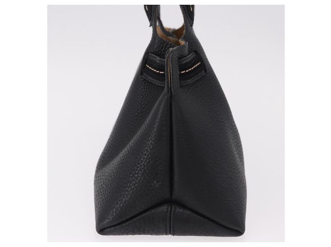 Borsa a mano Salvatore Ferragamo in pelle nera e oro Auth bs36167 Nero D'oro - vista 4