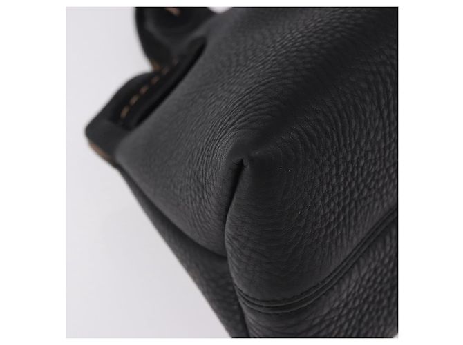 Borsa a mano Salvatore Ferragamo in pelle nera e oro Auth bs36167 Nero D'oro - vista 9