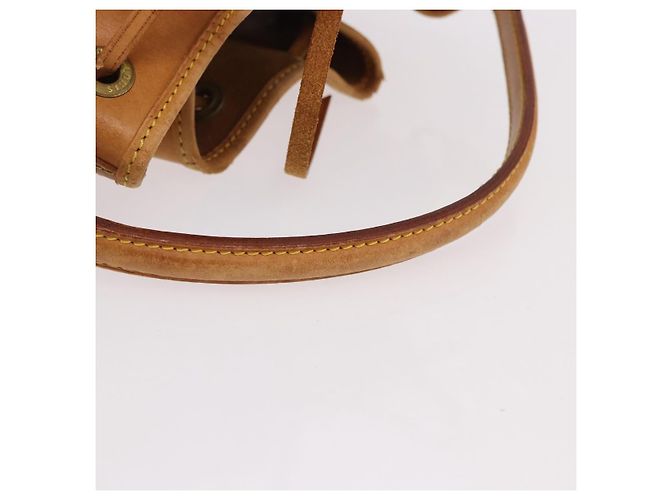 Borsa LOUIS VUITTON Nomad Mini Noe in pelle Beige M43528 LV Auth 191261A - vista 7