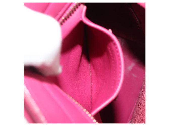 SAINT LAURENT Bolsa Y Line em couro Rosa Ouro 311210 Auth 192291 Dourado - vista 25