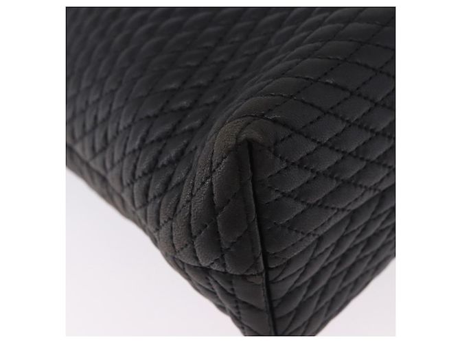 Borsa a Spalla con Catena BALLY in Pelle Nera e Tonalità Oro Auth 191794 Nero - vista 15
