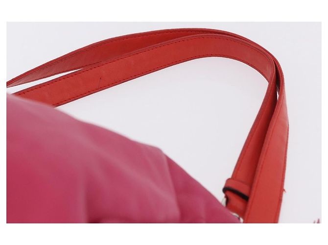 Borsa a tracolla LOEWE Flamenco in pelle rosa argento Auth 192107A - vista 14