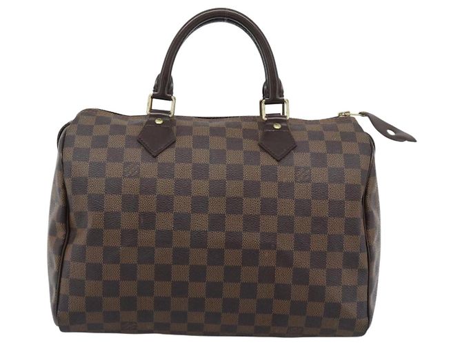 LOUIS VUITTON Borsa Damier Ebene Speedy 30 N41364 LV Auth 192930A - vista 13