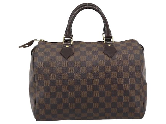 LOUIS VUITTON Borsa Damier Ebene Speedy 30 N41364 LV Auth 192930A - vista 2