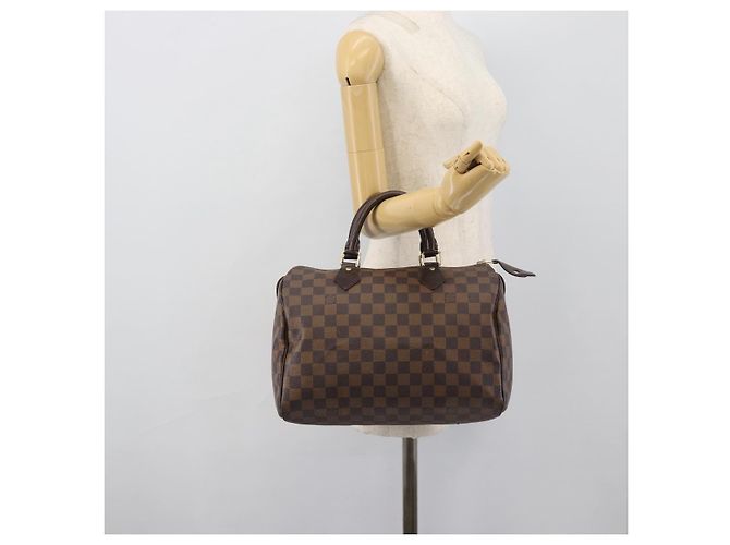 LOUIS VUITTON Borsa Damier Ebene Speedy 30 N41364 LV Auth 192930A - vista 21