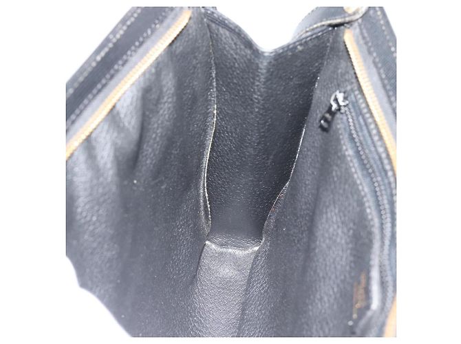 Céline CELINE Clutch Bag Leder Schwarz Gold Auth ep15100 Golden - Ansicht 20