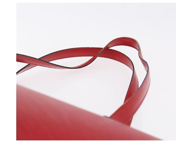 LOUIS VUITTON Epi Saint Jacques Borsa a Spalla Rossa M52277 LV Auth ka5323 Rosso - vista 14