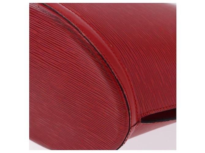 LOUIS VUITTON Epi Saint Jacques Borsa a Spalla Rossa M52277 LV Auth ka5323 Rosso - vista 16