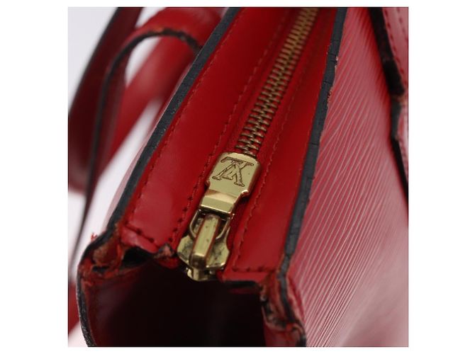 LOUIS VUITTON Epi Saint Jacques Borsa a Spalla Rossa M52277 LV Auth ka5323 Rosso - vista 19