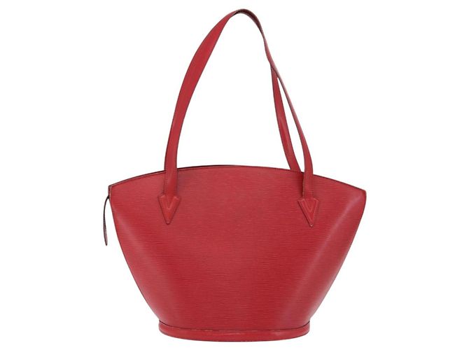 LOUIS VUITTON Epi Saint Jacques Borsa a Spalla Rossa M52277 LV Auth ka5323 Rosso - vista 2