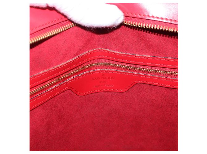 LOUIS VUITTON Epi Saint Jacques Borsa a Spalla Rossa M52277 LV Auth ka5323 Rosso - vista 20