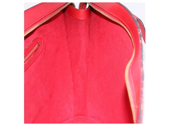 LOUIS VUITTON Epi Saint Jacques Borsa a Spalla Rossa M52277 LV Auth ka5323 Rosso - vista 21