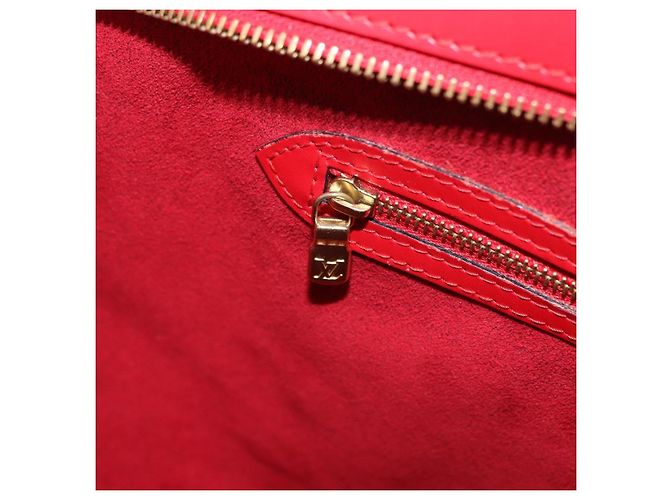 LOUIS VUITTON Epi Saint Jacques Borsa a Spalla Rossa M52277 LV Auth ka5323 Rosso - vista 23