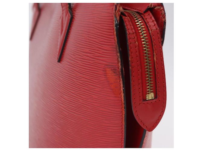 LOUIS VUITTON Epi Saint Jacques Borsa a Spalla Rossa M52277 LV Auth ka5323 Rosso - vista 4