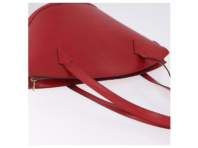 LOUIS VUITTON Epi Saint Jacques Borsa a Spalla Rossa M52277 LV Auth ka5323 Rosso - vista 7