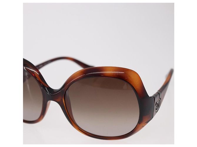 Gafas de sol FENDI COLD INSERT Plástico Marrón Auth SW2609 Castaño - vista 4