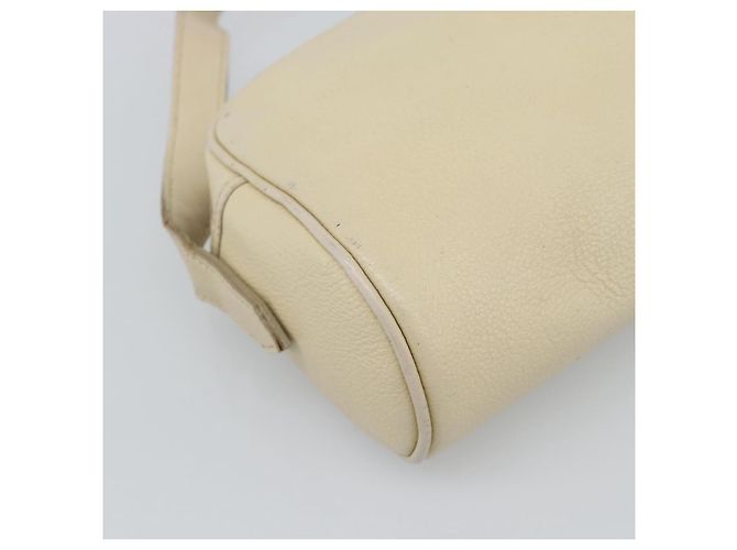 Borsa a Spalla SAINT LAURENT in Pelle Avorio Oro Auth 192290 D'oro Crudo - vista 16
