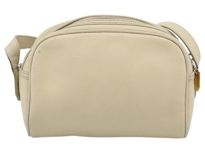 Borsa a Spalla SAINT LAURENT in Pelle Avorio Oro Auth 192290 D'oro Crudo - vista 2