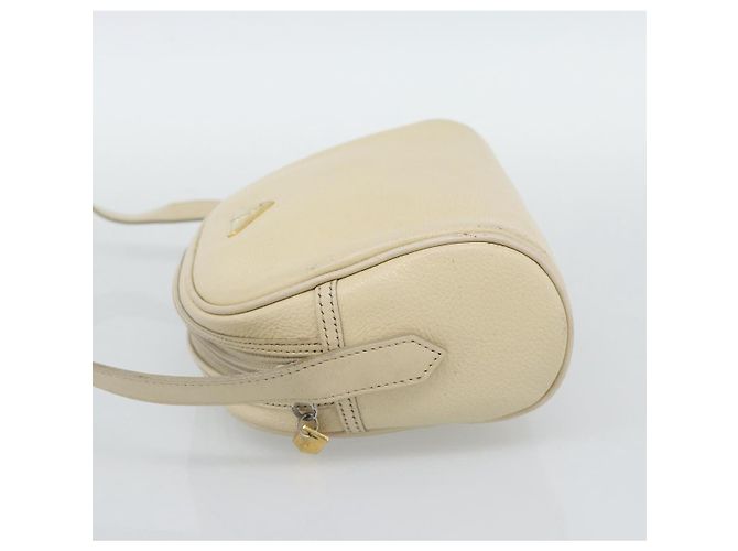 Borsa a Spalla SAINT LAURENT in Pelle Avorio Oro Auth 192290 D'oro Crudo - vista 3