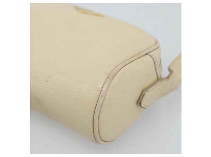 Borsa a Spalla SAINT LAURENT in Pelle Avorio Oro Auth 192290 D'oro Crudo - vista 9