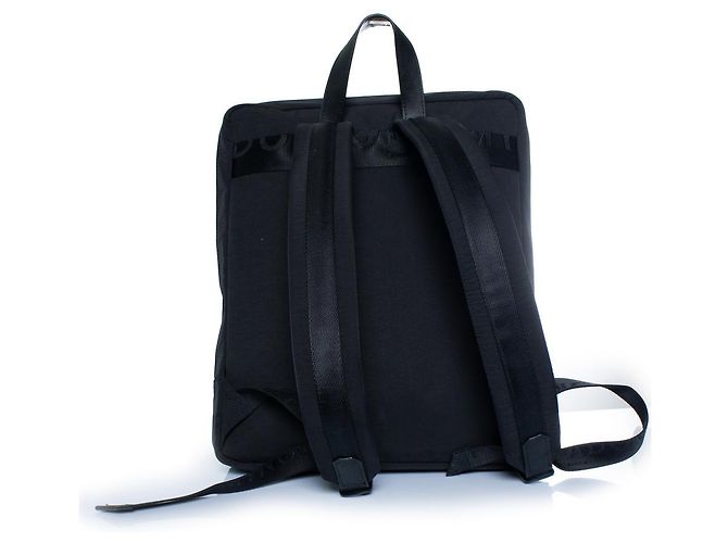 Autre Marque Adolfo dominquez, mochila compacta de nylon Negro - vista 2