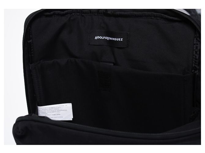 Autre Marque Adolfo dominquez, mochila compacta de nylon Negro - vista 6