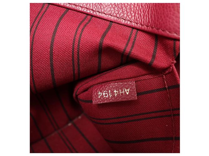 Borsa 2Way Louis Vuitton Montaigne MM Monogram Empreinte in Burgundy M43258 Bordò - vista 10