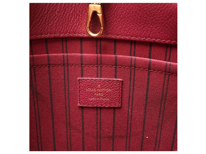 Borsa 2Way Louis Vuitton Montaigne MM Monogram Empreinte in Burgundy M43258 Bordò - vista 9