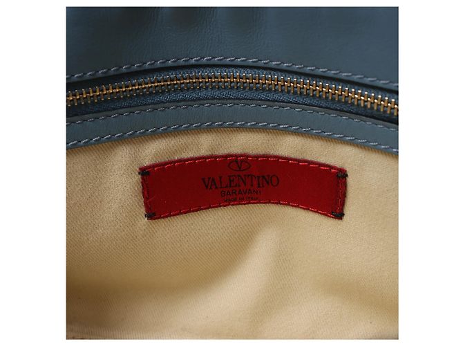 Valentino Garavani Borsa 2Way Rockstud Valentino in blu Beige - vista 10