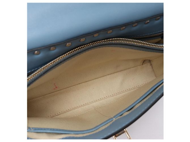 Valentino Garavani Borsa 2Way Rockstud Valentino in blu Beige - vista 11