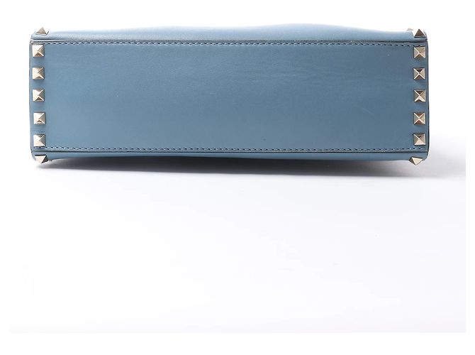 Valentino Garavani Borsa 2Way Rockstud Valentino in blu Beige - vista 12