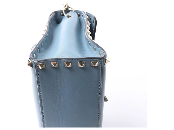 Valentino Garavani Borsa 2Way Rockstud Valentino in blu Beige - vista 13